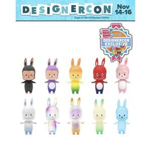 Mini Labubu Keychains Sealed Set 10 Monsters DCON Exclusive